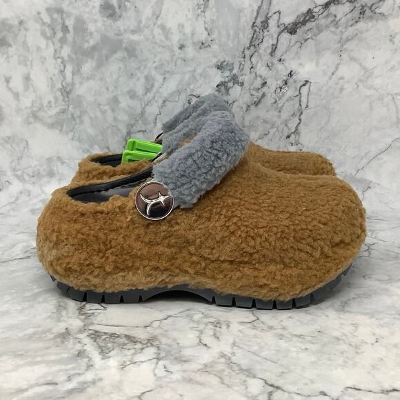 Lil Nas X Crocs Men's 5 Women's 7 Brown Mega Crush Clog Platform Shoes P25-16 - Picture 2 of 9